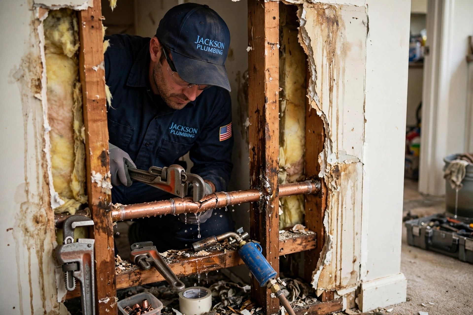 Burst Pipe Water Damage Repair in Texas — emergency water damage restoration Texas