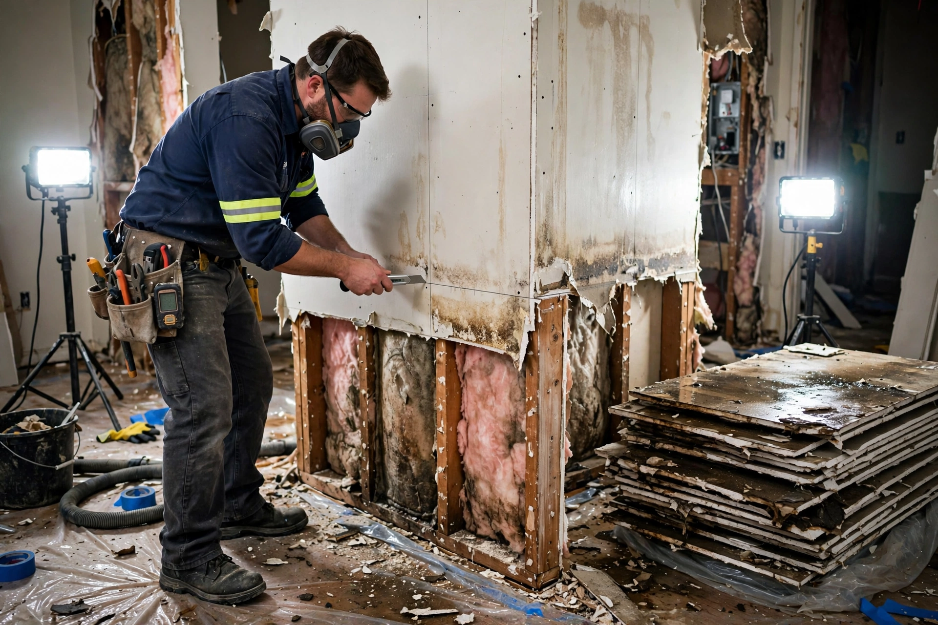 Drywall Removal & Replacement in Texas — emergency water damage restoration Texas