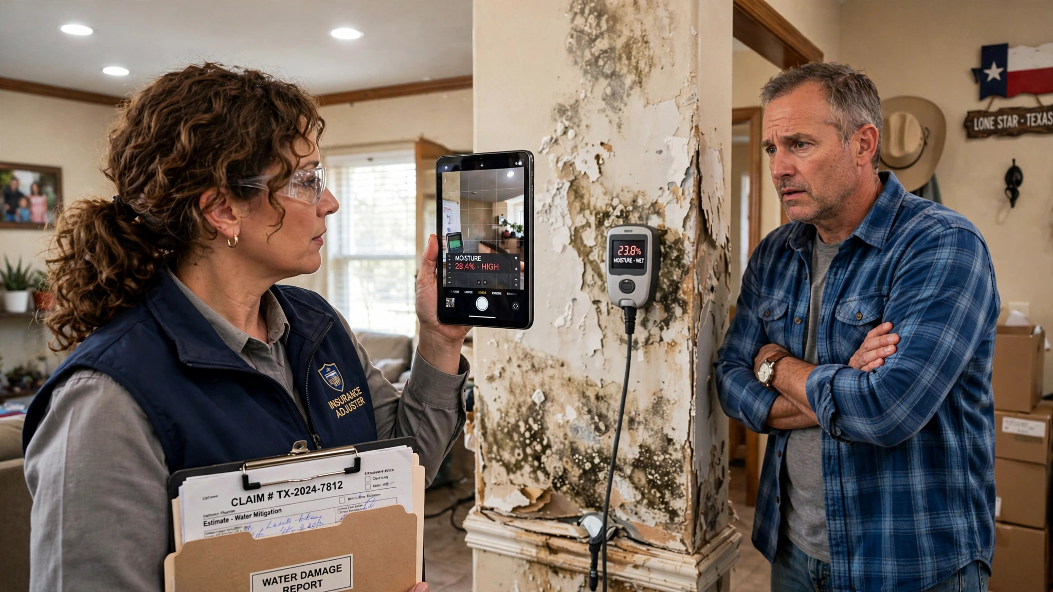 Water Damage Insurance Claim Help in Texas — emergency water damage restoration Texas